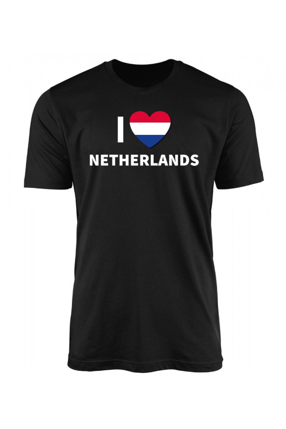 Koszulka Męska I Love Netherlands