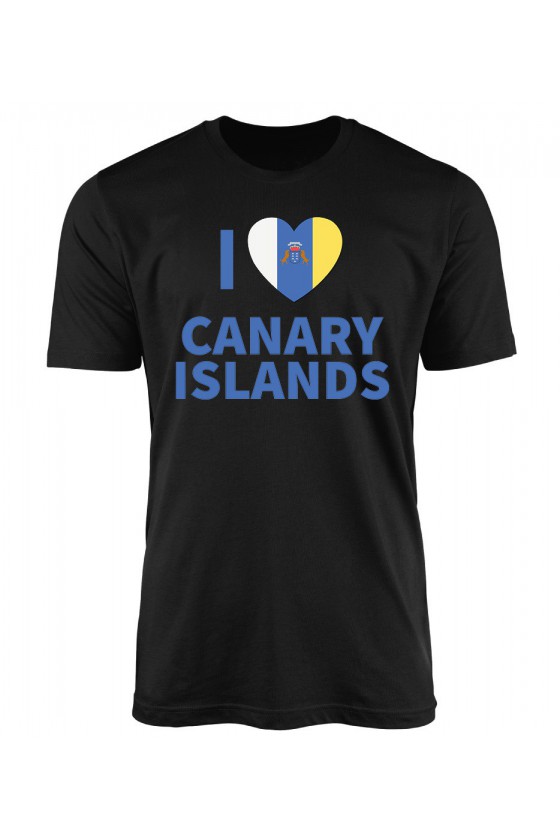 Koszulka Męska I Love Canary Islands