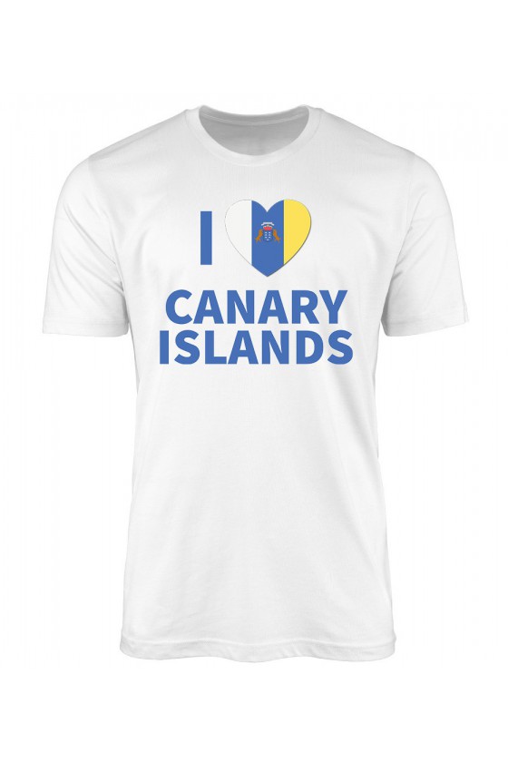 Koszulka Męska I Love Canary Islands