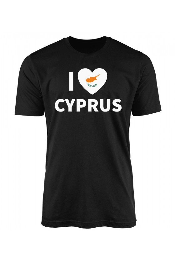 Koszulka Męska I Love Cyprus