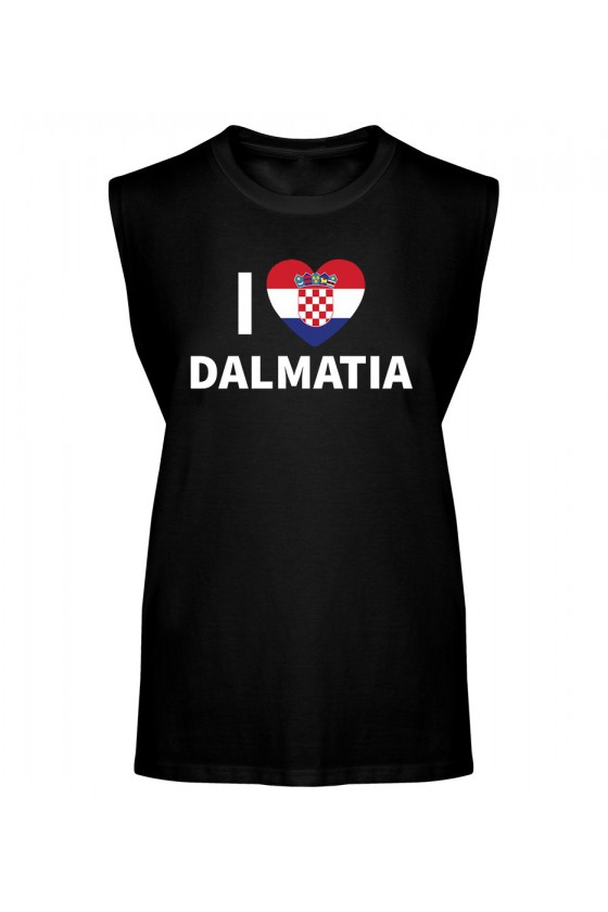 Koszulka Męska Tank Top I Love Dalmatia