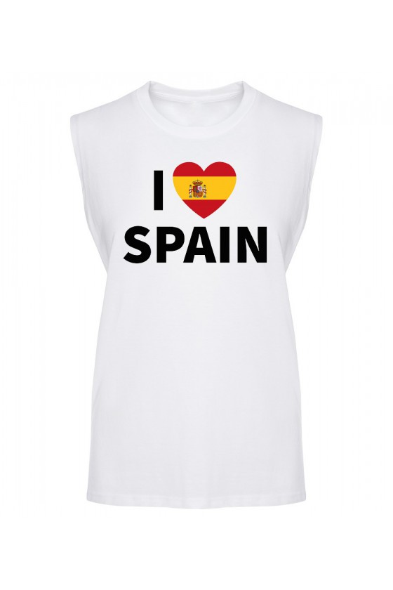 Koszulka Męska Tank Top I Love Spain