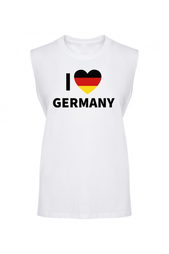 Koszulka Męska Tank Top I Love Germany