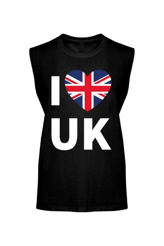 Koszulka Męska Tank Top I Love UK