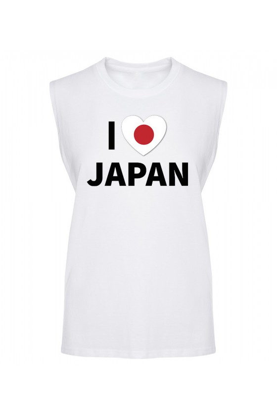 Koszulka Męska Tank Top I Love Japan