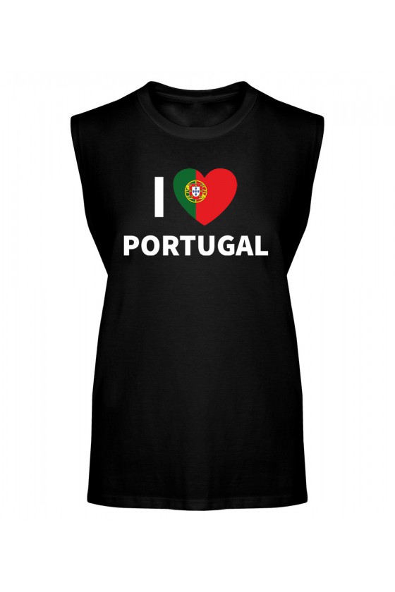 Koszulka Męska Tank Top I Love Portugal