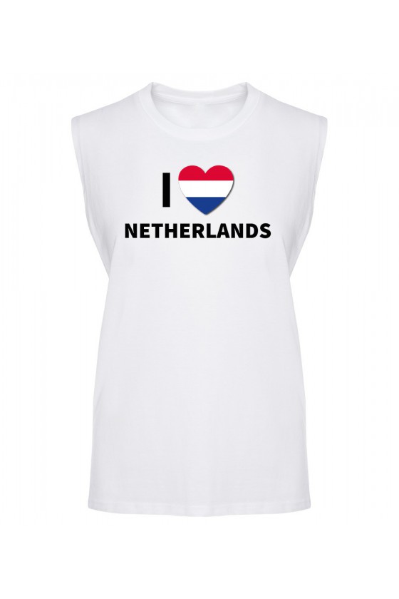 Koszulka Męska Tank Top I Love Netherlands