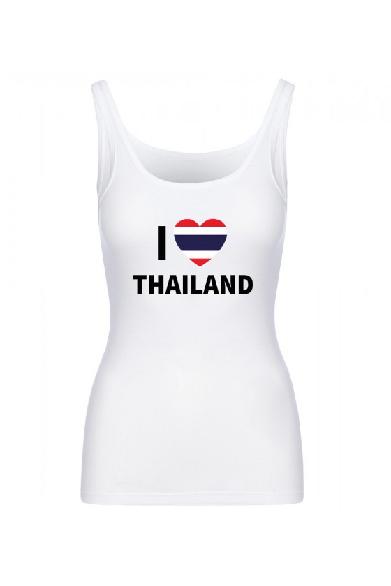 Koszulka Damska Tank Top I Love Thailand