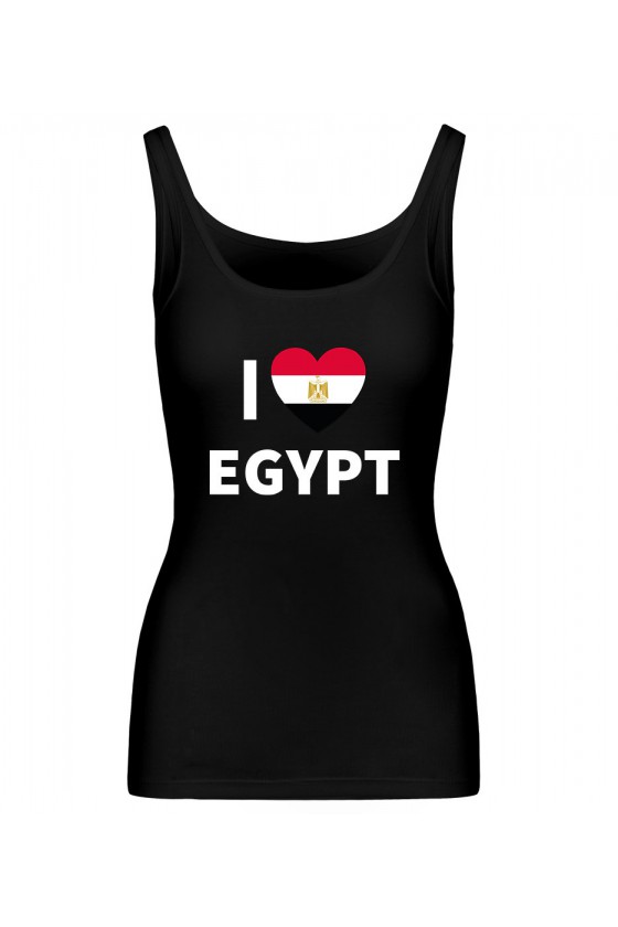 Koszulka Damska Tank Top I Love Egypt
