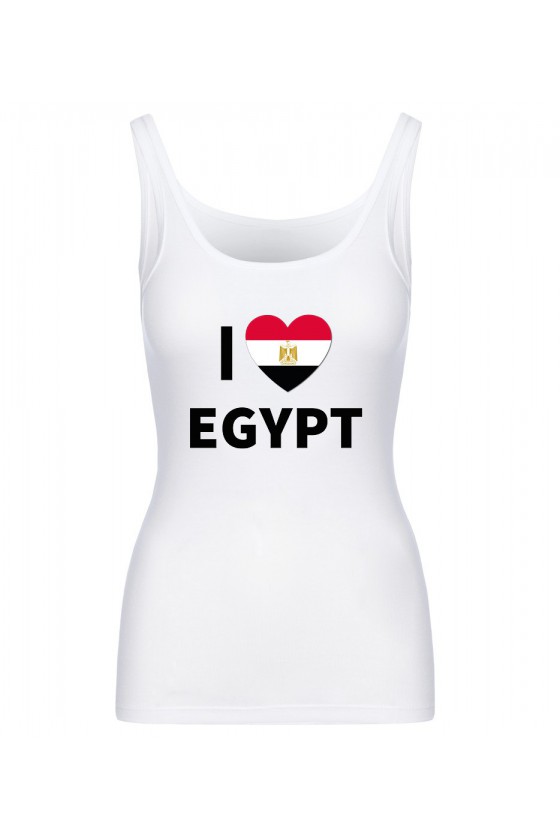 Koszulka Damska Tank Top I Love Egypt