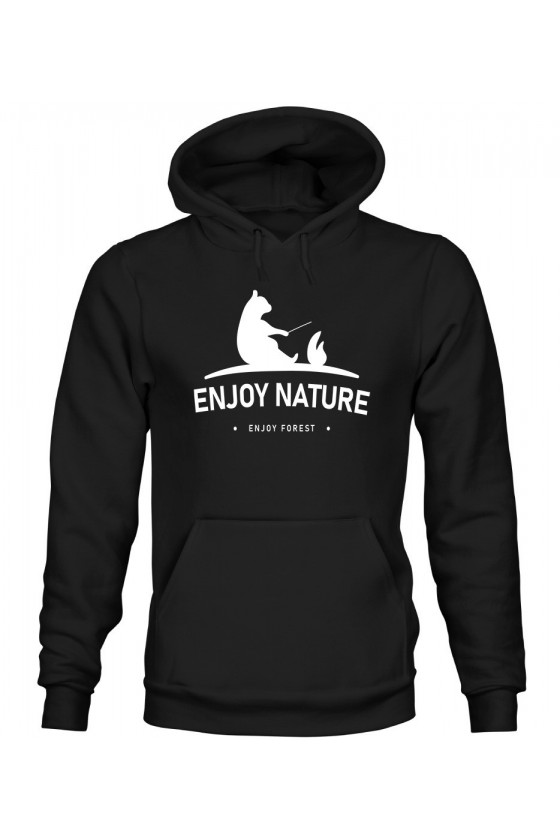 Bluza Męska z Kapturem Enjoy Nature, Enjoy Forest