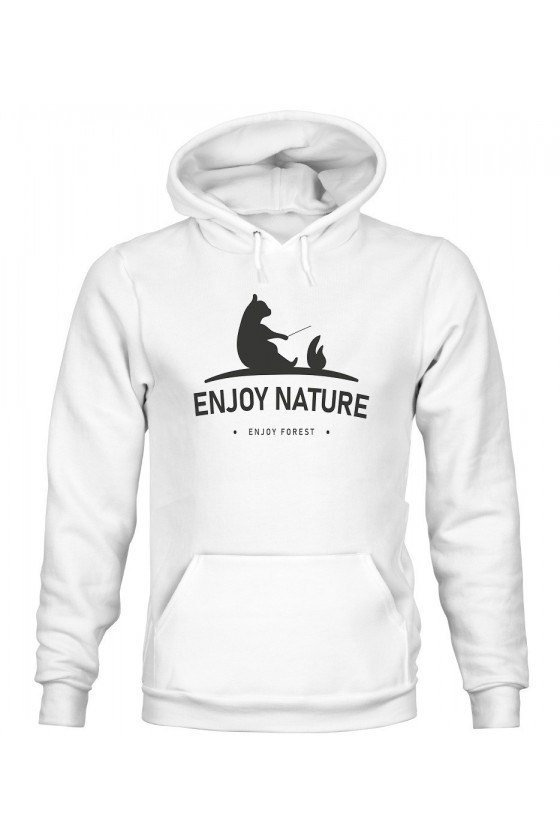 Bluza Męska z Kapturem Enjoy Nature, Enjoy Forest