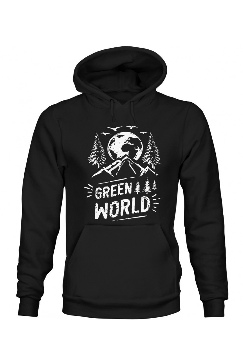 Bluza Męska z Kapturem Green World