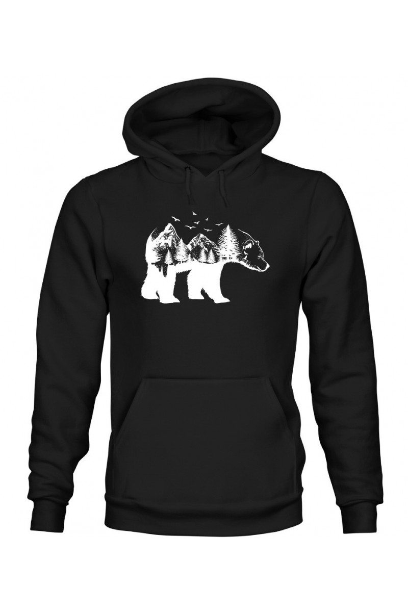 Bluza Męska z Kapturem Niedźwiedź Bluza Męska z Kapturem Niedźwiedź