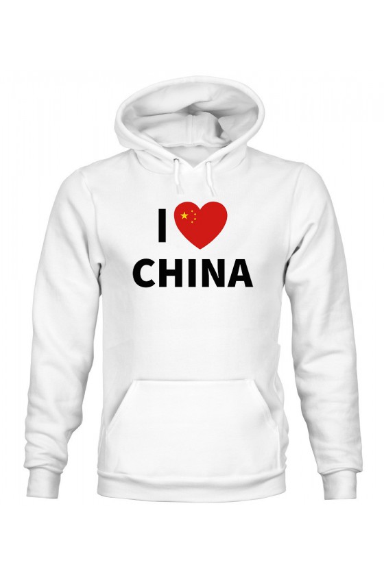 Bluza Męska z Kapturem I Love China