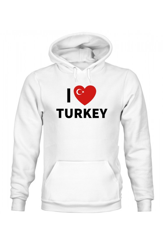 Bluza Męska z Kapturem I Love Turkey