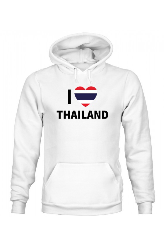 Bluza Męska z Kapturem I Love Thailand