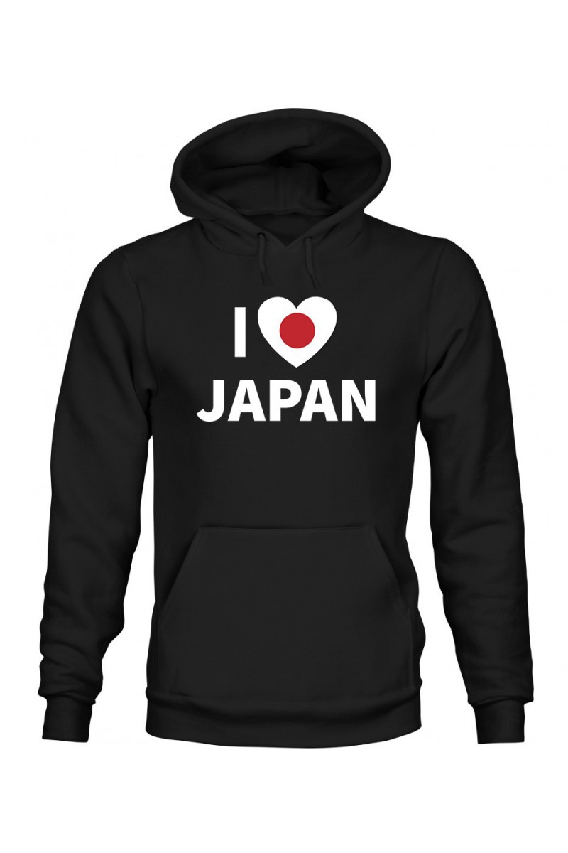 Bluza Męska z Kapturem I Love Japan