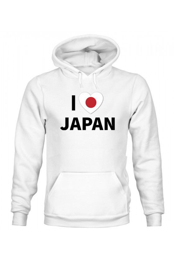 Bluza Męska z Kapturem I Love Japan