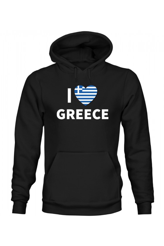 Bluza Męska z Kapturem I Love Greece