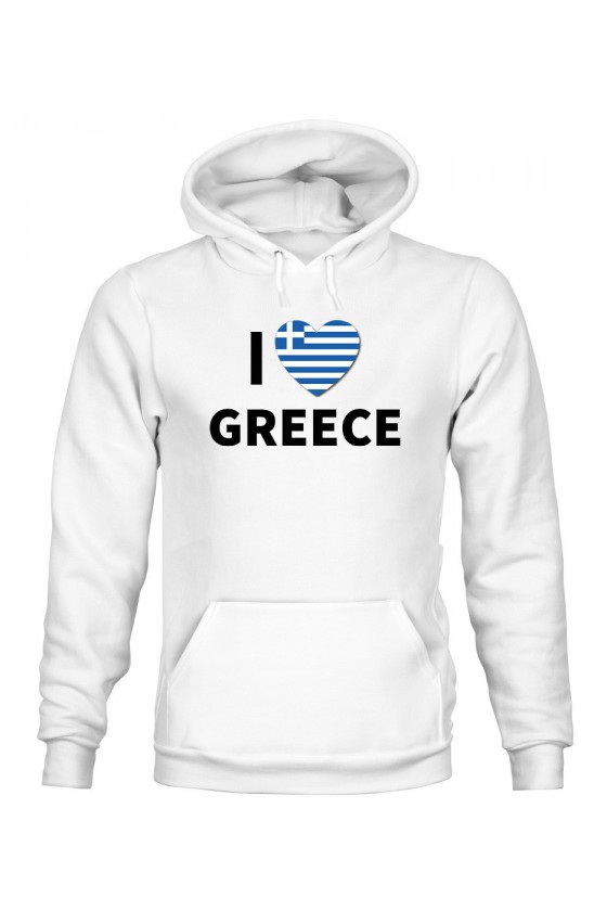 Bluza Męska z Kapturem I Love Greece