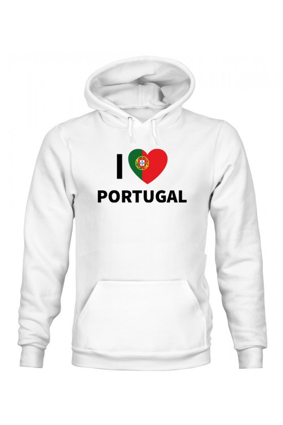 Bluza Męska z Kapturem I Love Portugal