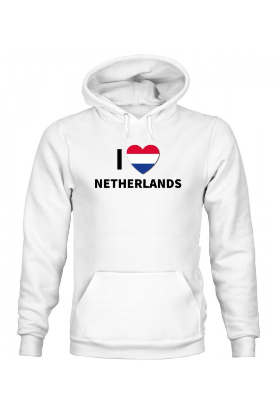 Bluza Męska z Kapturem I Love Netherlands