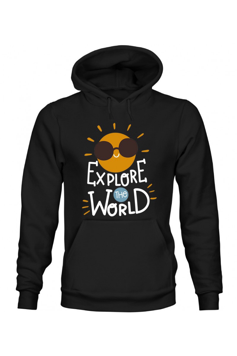 Bluza Damska z Kapturem Explore The World