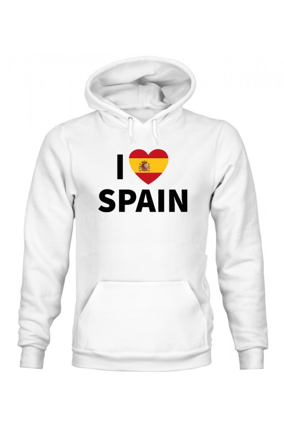 Bluza Damska z Kapturem I Love Spain