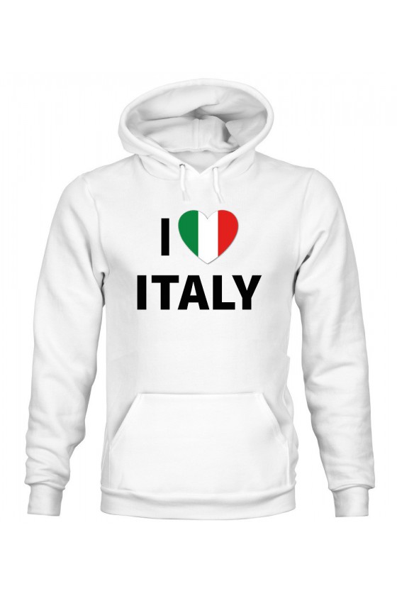 Bluza Damska z Kapturem I Love Italy