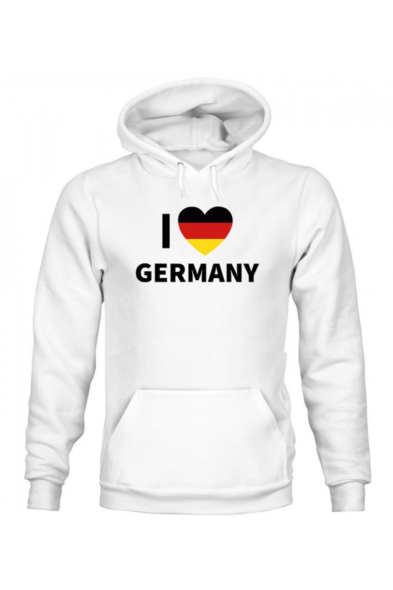 Bluza Damska z Kapturem I Love Germany