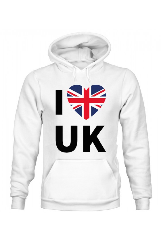 Bluza Damska z Kapturem I Love UK