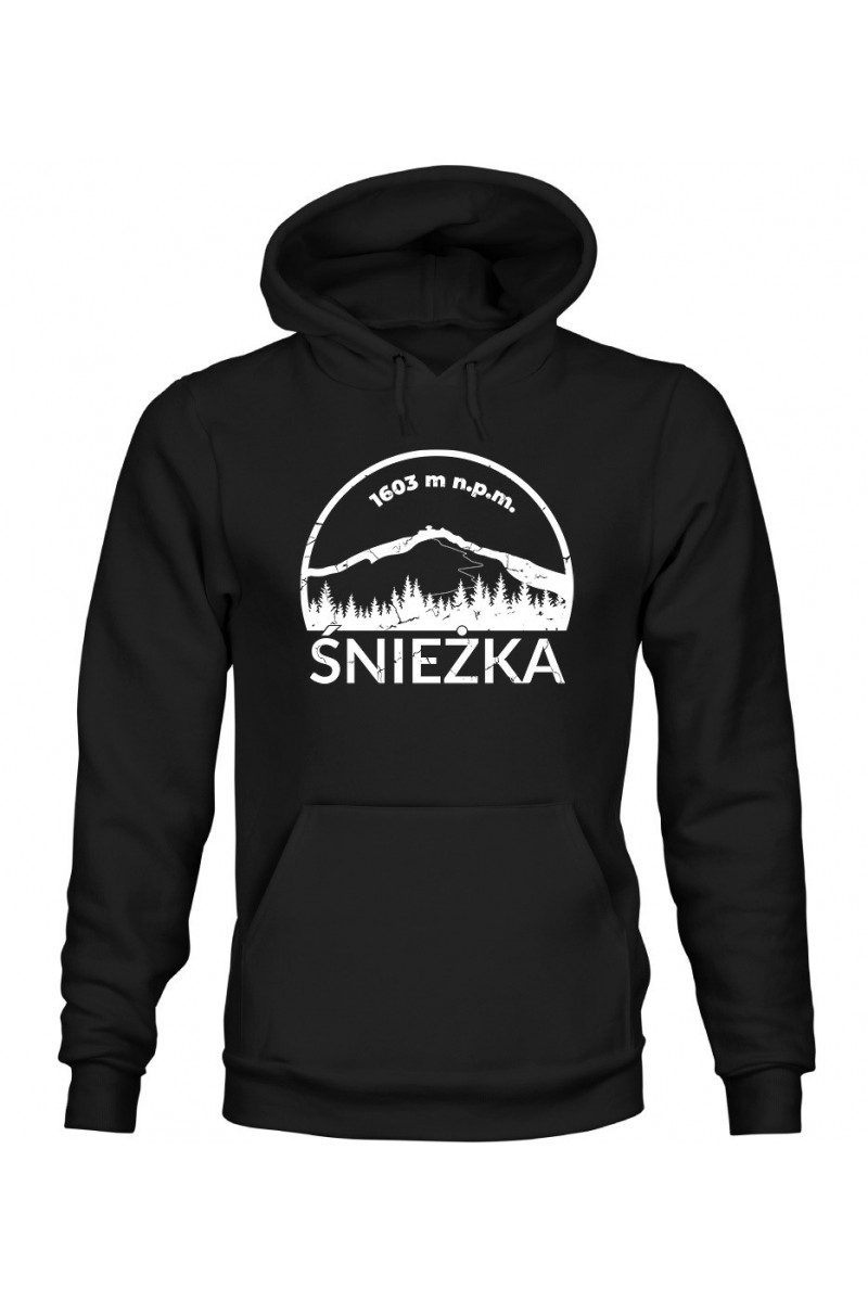 Bluza Damska z Kapturem Śnieżka 1603m n.p.m.