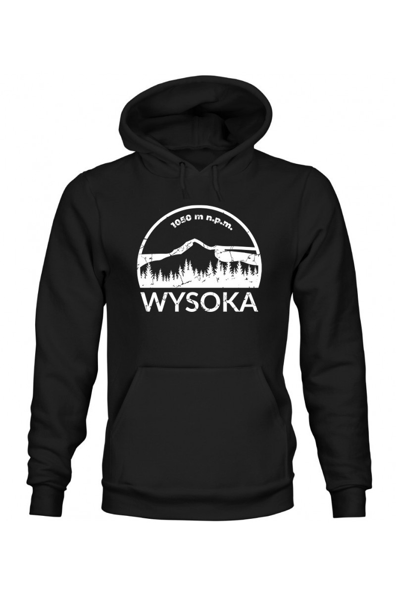 Bluza Damska z Kapturem Wysoka 1050m n.p.m. Bluza Damska z Kapturem Wysoka 1050m n.p.m.