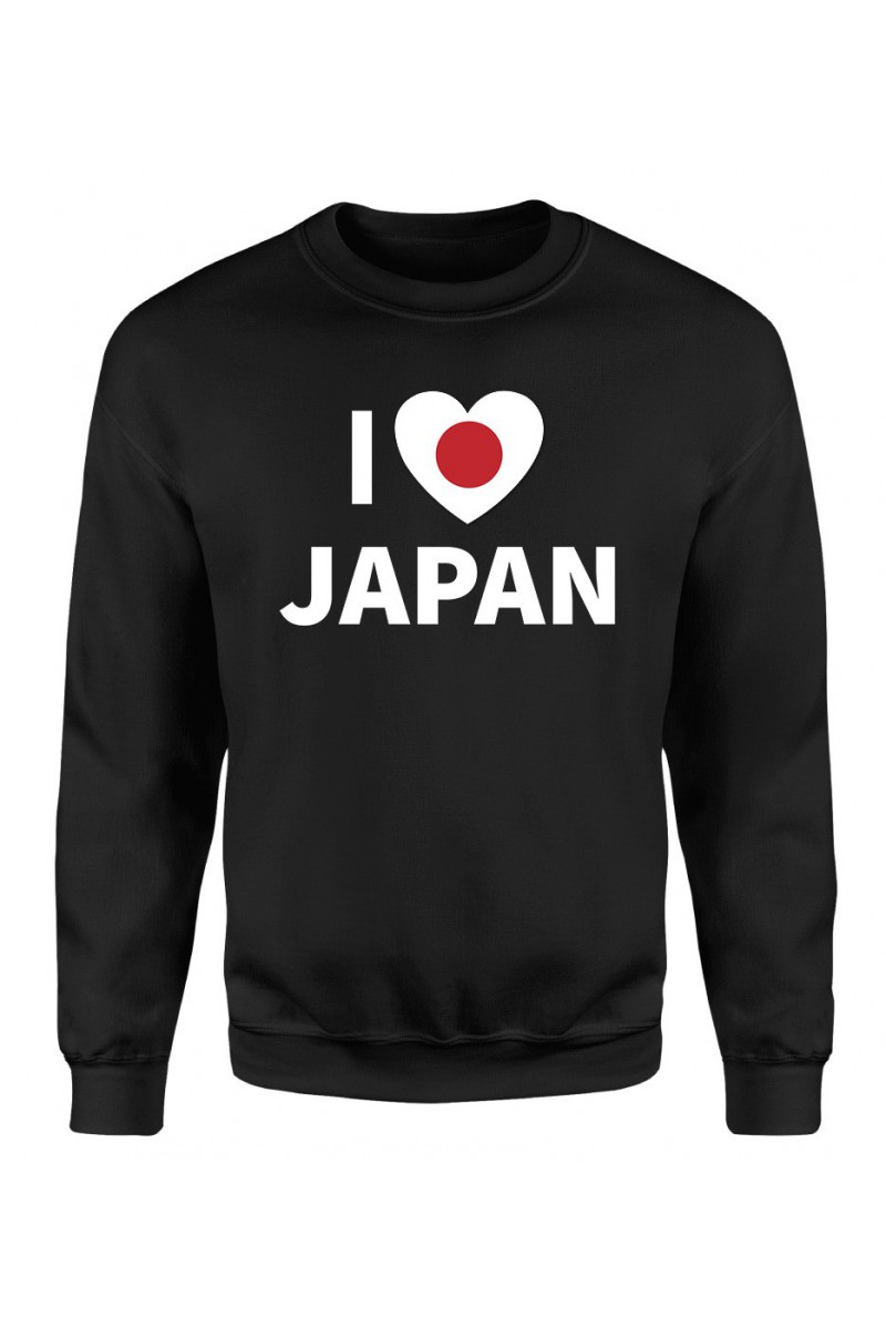 Bluza Męska Klasyczna I Love Japan Bluza Męska Klasyczna I Love Japan