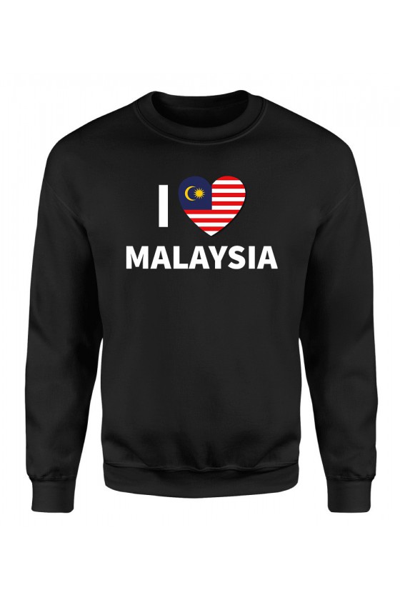 Bluza Męska Klasyczna I Love Malaysia