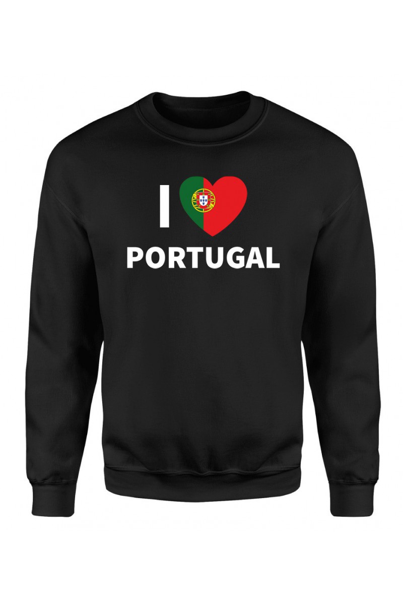 Bluza Męska Klasyczna I Love Portugal Bluza Męska Klasyczna I Love Portugal