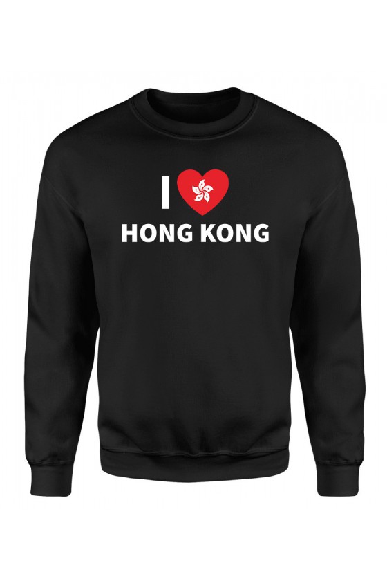 Bluza Męska Klasyczna I Love Hong Kong