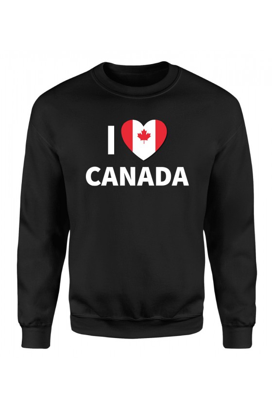 Bluza Męska Klasyczna I Love Canada