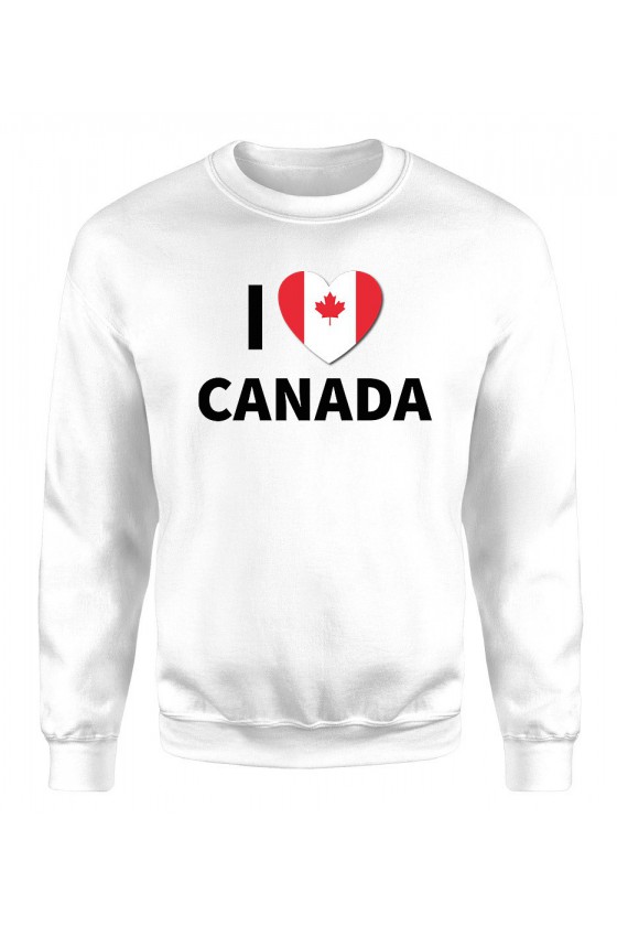 Bluza Męska Klasyczna I Love Canada