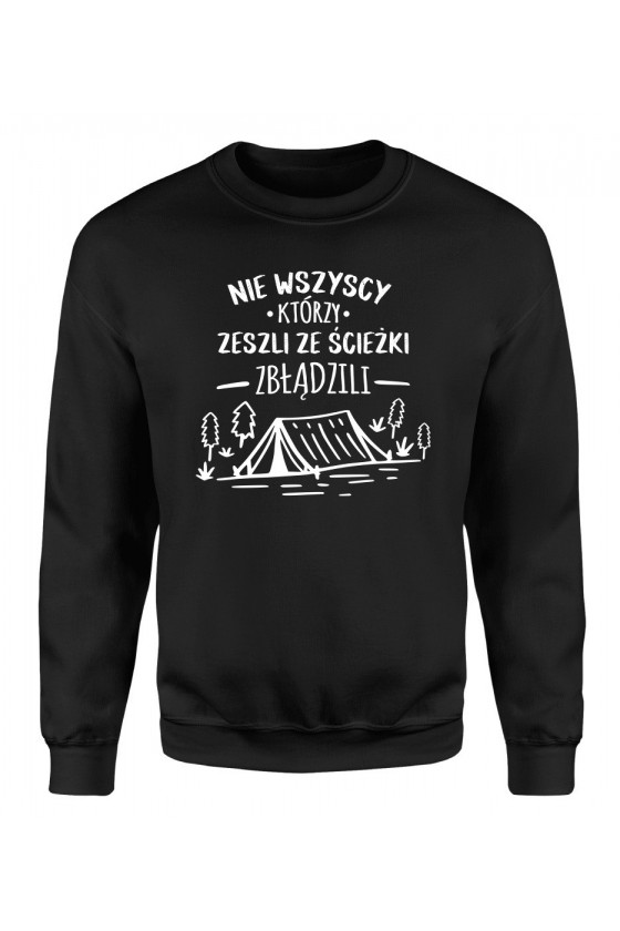 Bluza Męska Klasyczna Nie Wszyscy, Którzy Zeszli Ze Ścieżki Zbłądzili