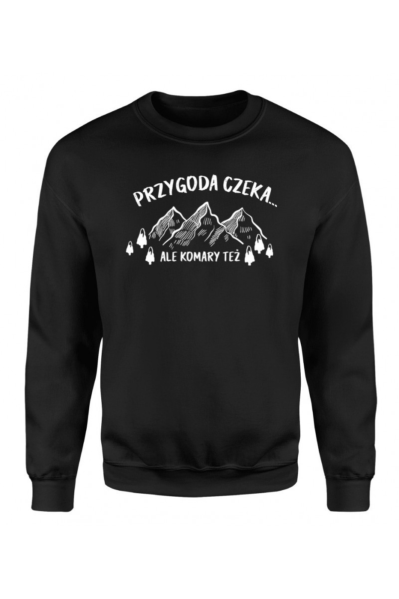 Bluza Męska Klasyczna Przygoda Czeka... Ale Komary Też