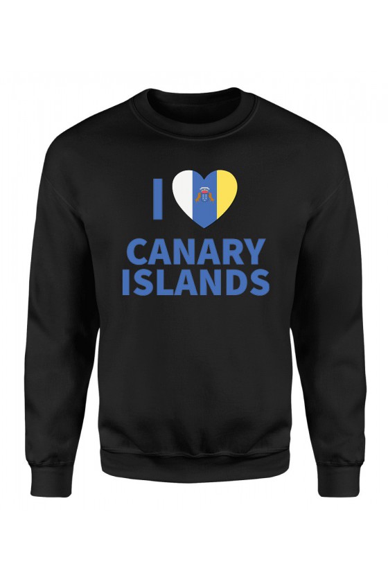 Bluza Męska Klasyczna I Love Canary Islands