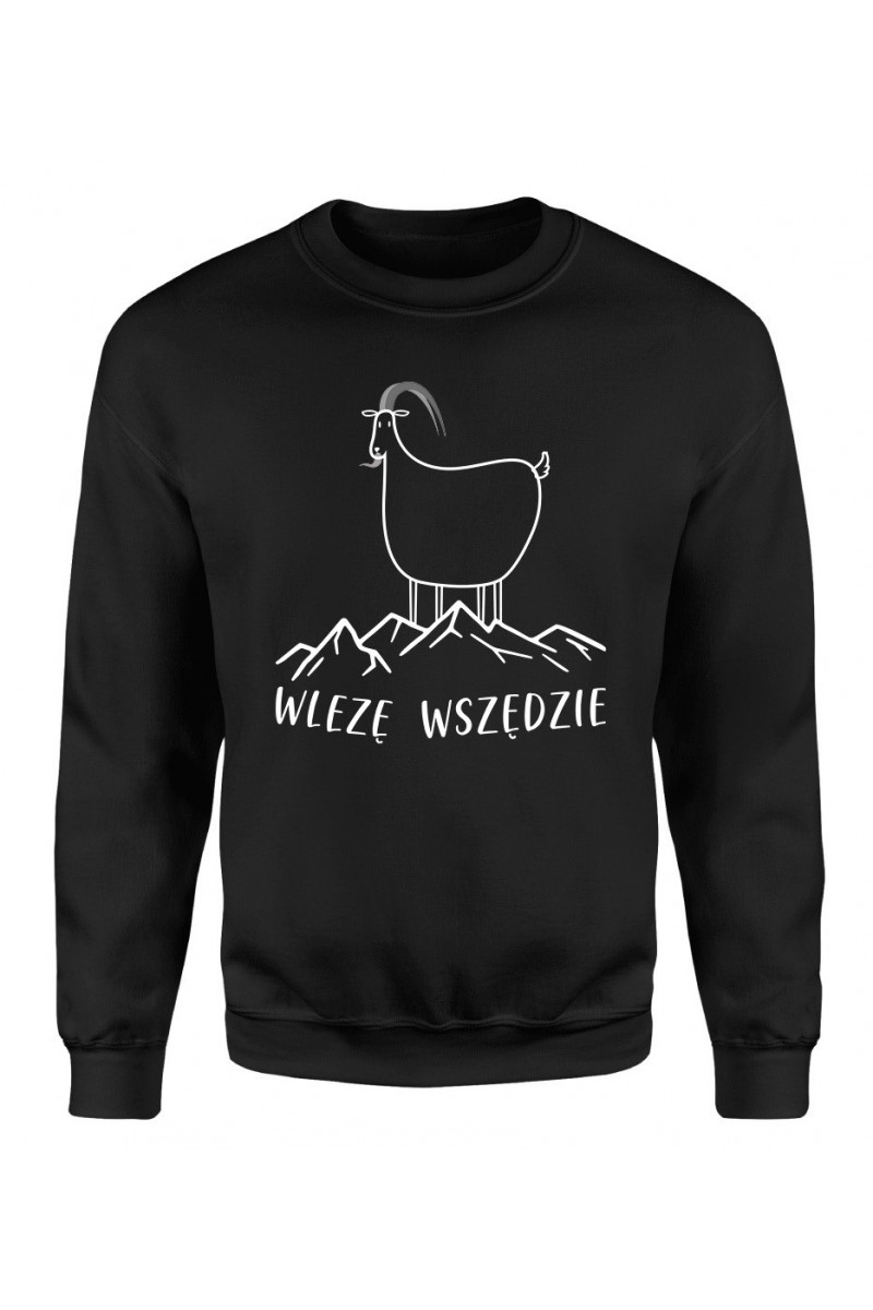 Bluza Damska Klasyczna Wlezę Wszędzie