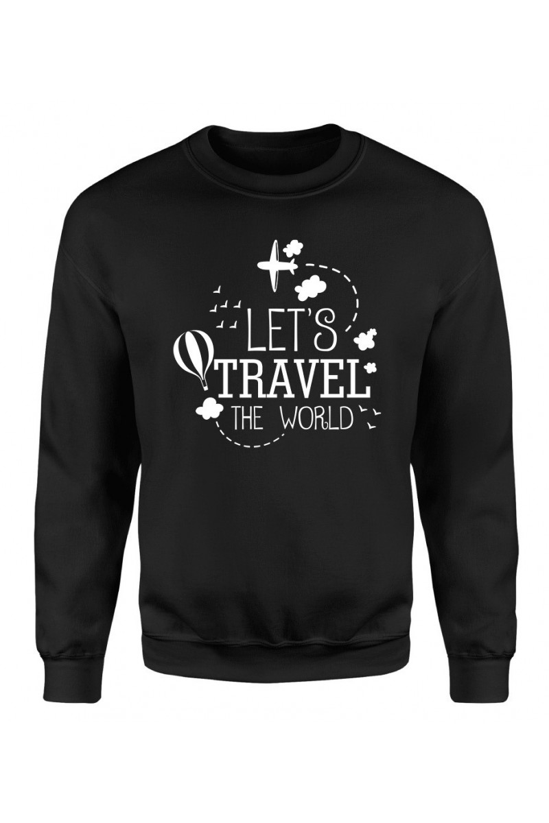 Bluza Damska Klasyczna Let's Travel The World