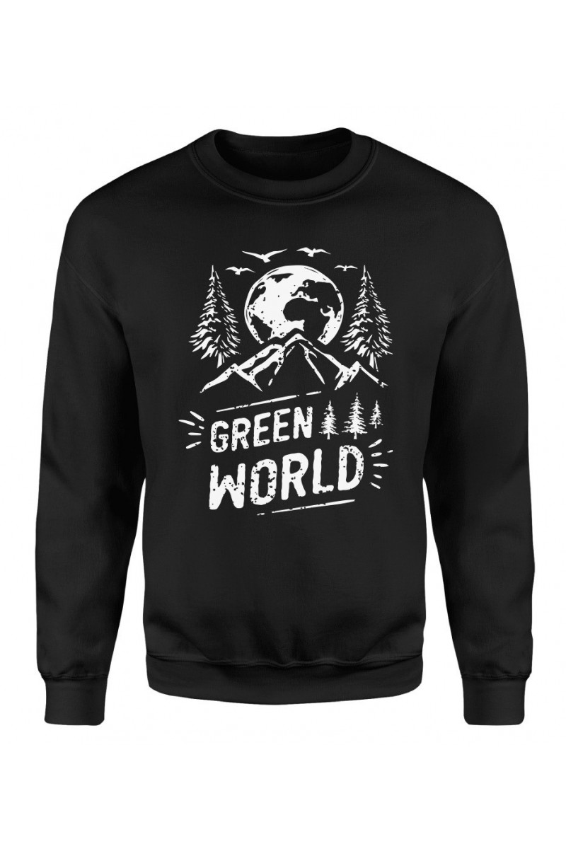 Bluza Damska Klasyczna Green World Bluza Damska Klasyczna Green World