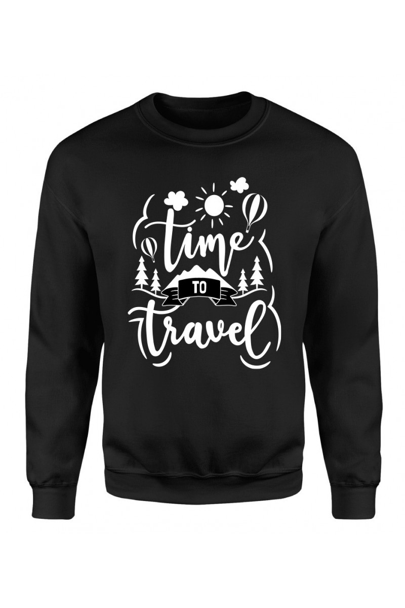 Bluza Damska Klasyczna Time To Travel