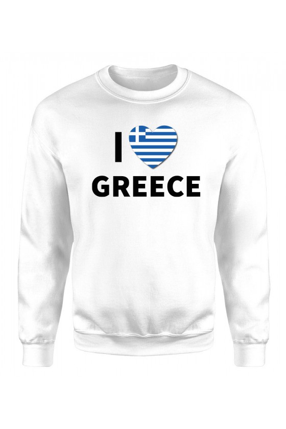 Bluza Damska Klasyczna I Love Greece