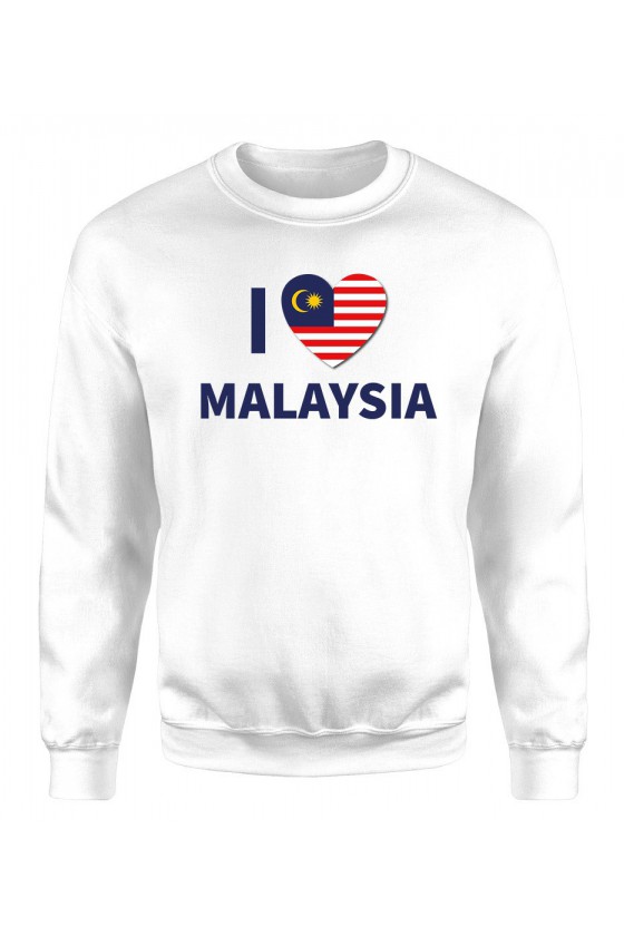 Bluza Damska Klasyczna I Love Malaysia
