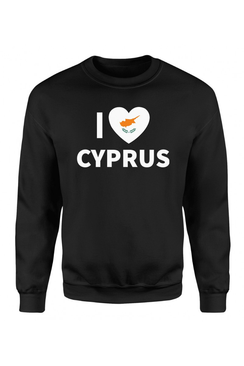 Bluza Damska Klasyczna I Love Cyprus